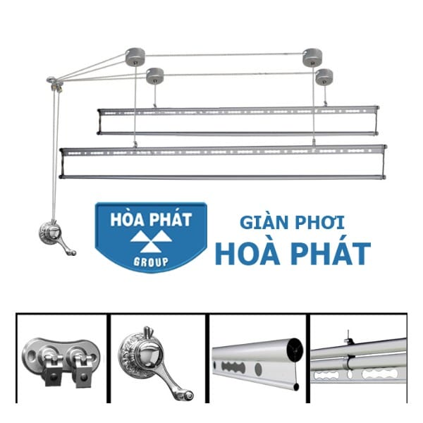 Giàn Phơi Thông Minh Hoà Phát KS980